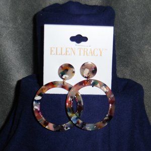Ellen Tracy Multicolor Dangle Earrings